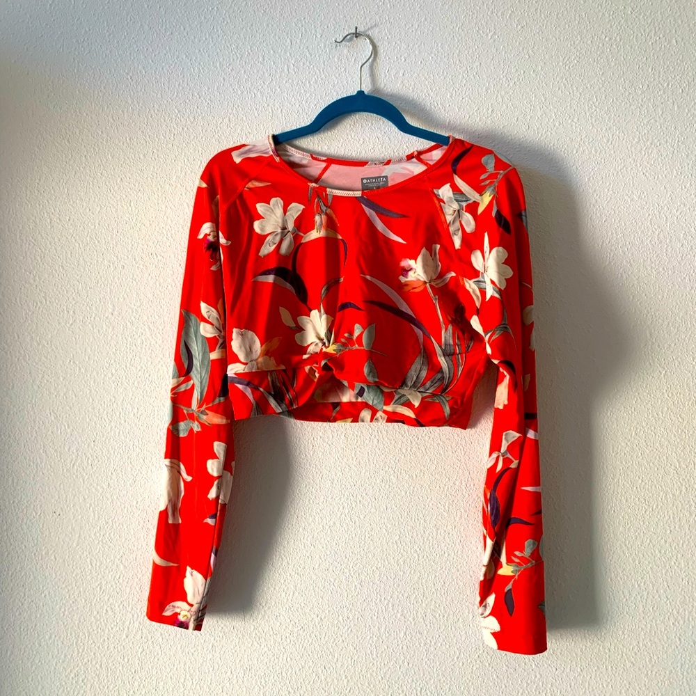 Athleta Cropped Rashguard